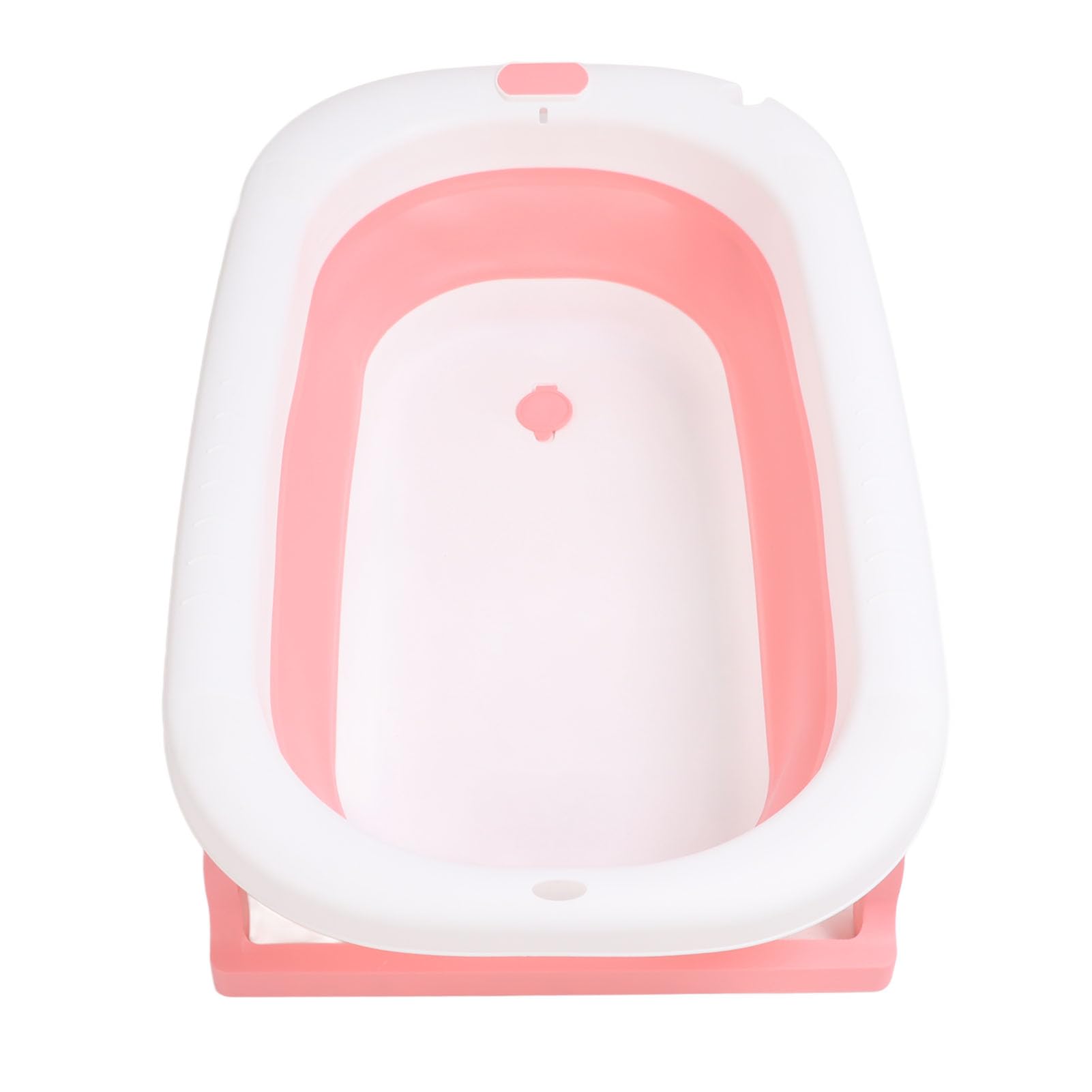 Składana Wanna dla Niemowląt, Składanie Termometru Wanny Dziecięcej dla Małych Dzieci (PINK)