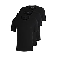 BOSS T-Shirt RN 3p Classic Maglietta, Black 1