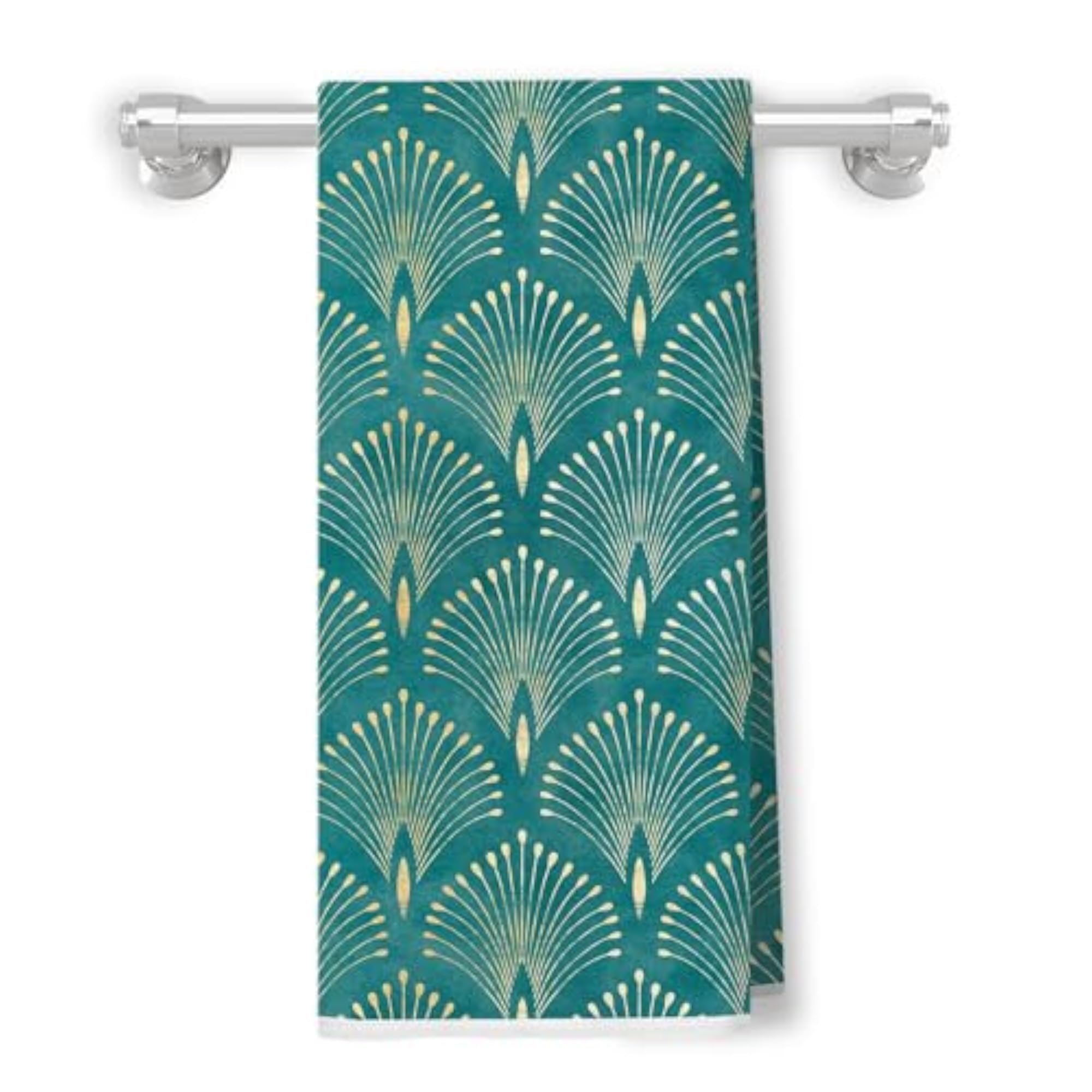 Luxury Art Deco Kitchen Towels, Set of 2