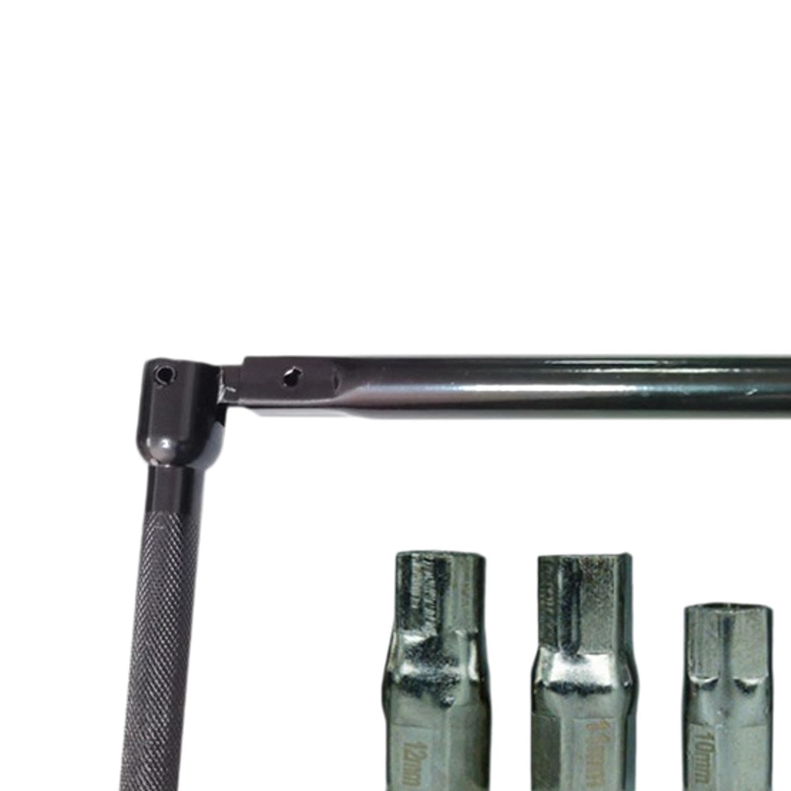 5 Zestaw kluczy nasadowych Przenośne narzędzie do demontażu Łazienka Solidny Hydraulik Tylny Zestaw Nakrętek Czarny 26x12 cm