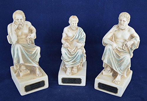 Estia Creations Socrates Aristotle Plato Sculpture Set Artifacts #TOP1