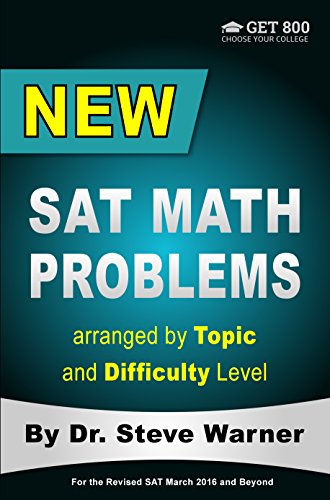 Amazon.com: New SAT Math Problems arranged by Topic and Difficulty