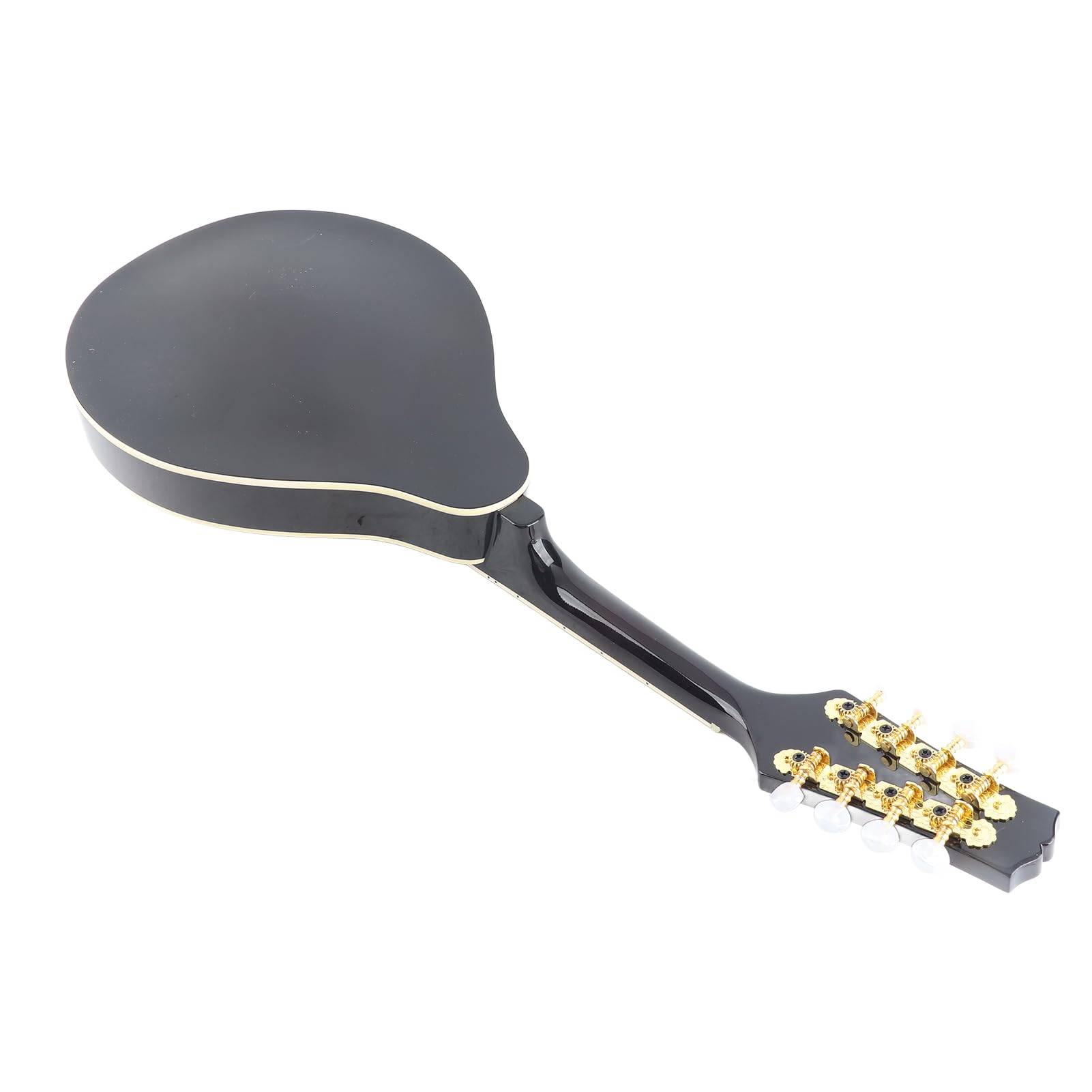 POENVFPO Mandolino Elettrico A 8 Corde Stile A, con Tastiera in Palissandro con Top in Abete per Strumento Musicale, Cavo