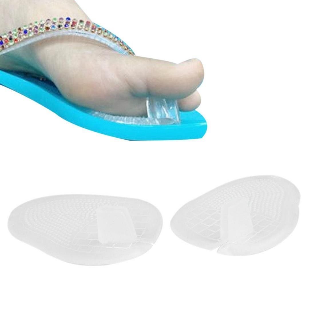 Pedimend™ Gel-Zehensteg-Kissen für Sandalen, Zehenschutz, Zehenschutz, Einlegesohlen für Zehensteg-Sandalen, 2 Paar