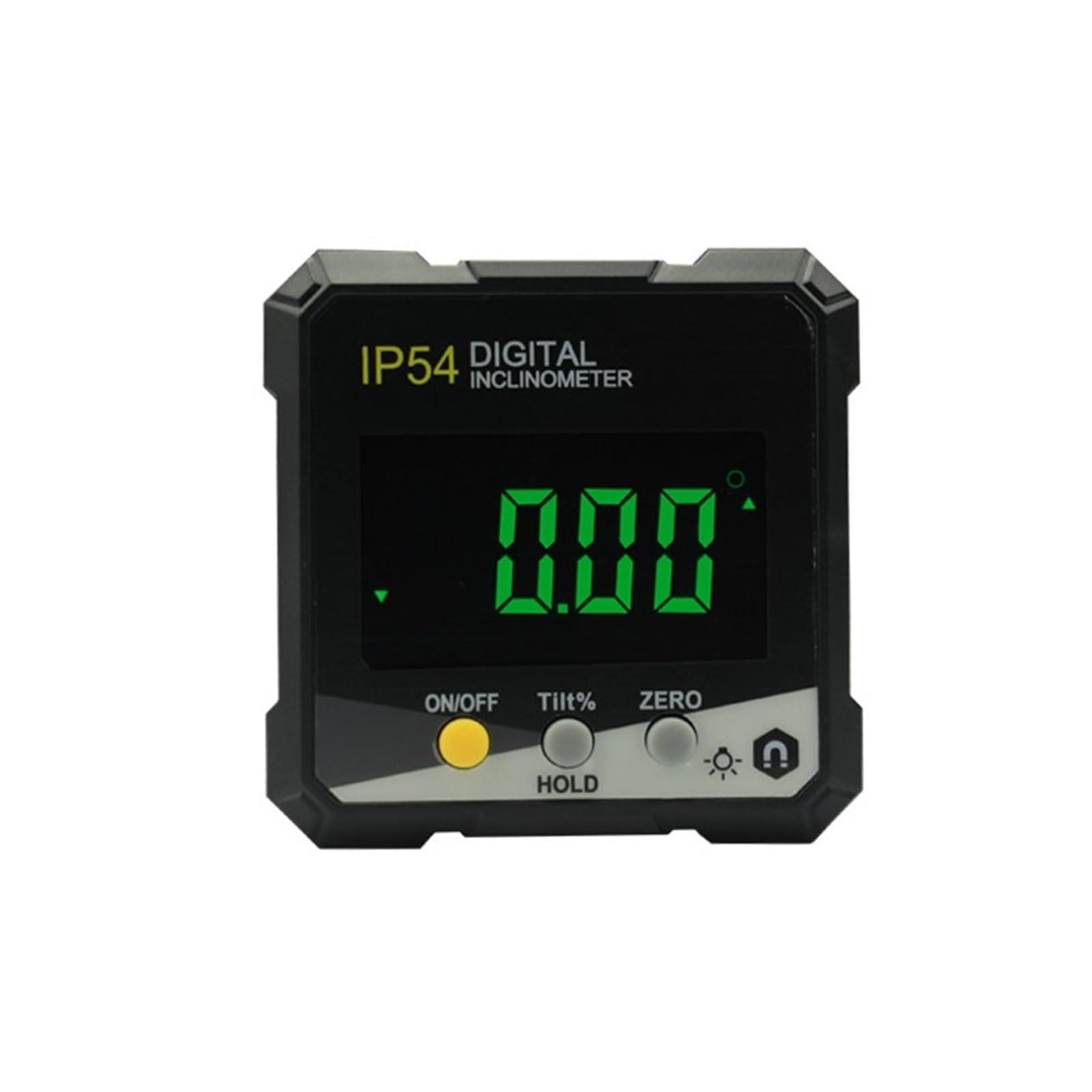 Bnvewr One Color Digital Angle Finder, Digital Angle Gauge Magnetic Inclinometer 4X90 Degree Lcd Display Level Box Protractor For Woodworking And Machinery,Inclinometer
