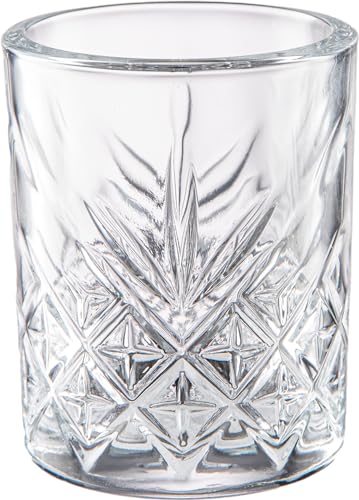 Catálogo para Comprar On-line Caballito de Tequila los 5 más buscados. 48 Vittori Juego de 6 Tequileros Caballito Shot diseño Timeless de Vidrio Cristal Labrado 60 ml 2 Oz