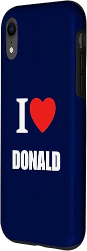 Miniatura 2 de Cute I Love Heart Donald Parents Wife Husband Girl Boy Case for iPhone XR