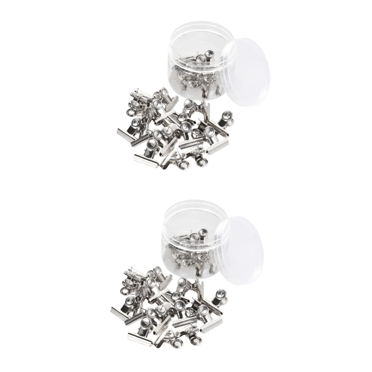 SHINEOFI 60 Piezas Clips De Carpetas Financieras Grandes Abrazaderas De Papel Rieles Clips De Carpeta De Imagen Clips Metálicos Para Papel Abrazaderas De Papel De Archivo Oro Rosa
