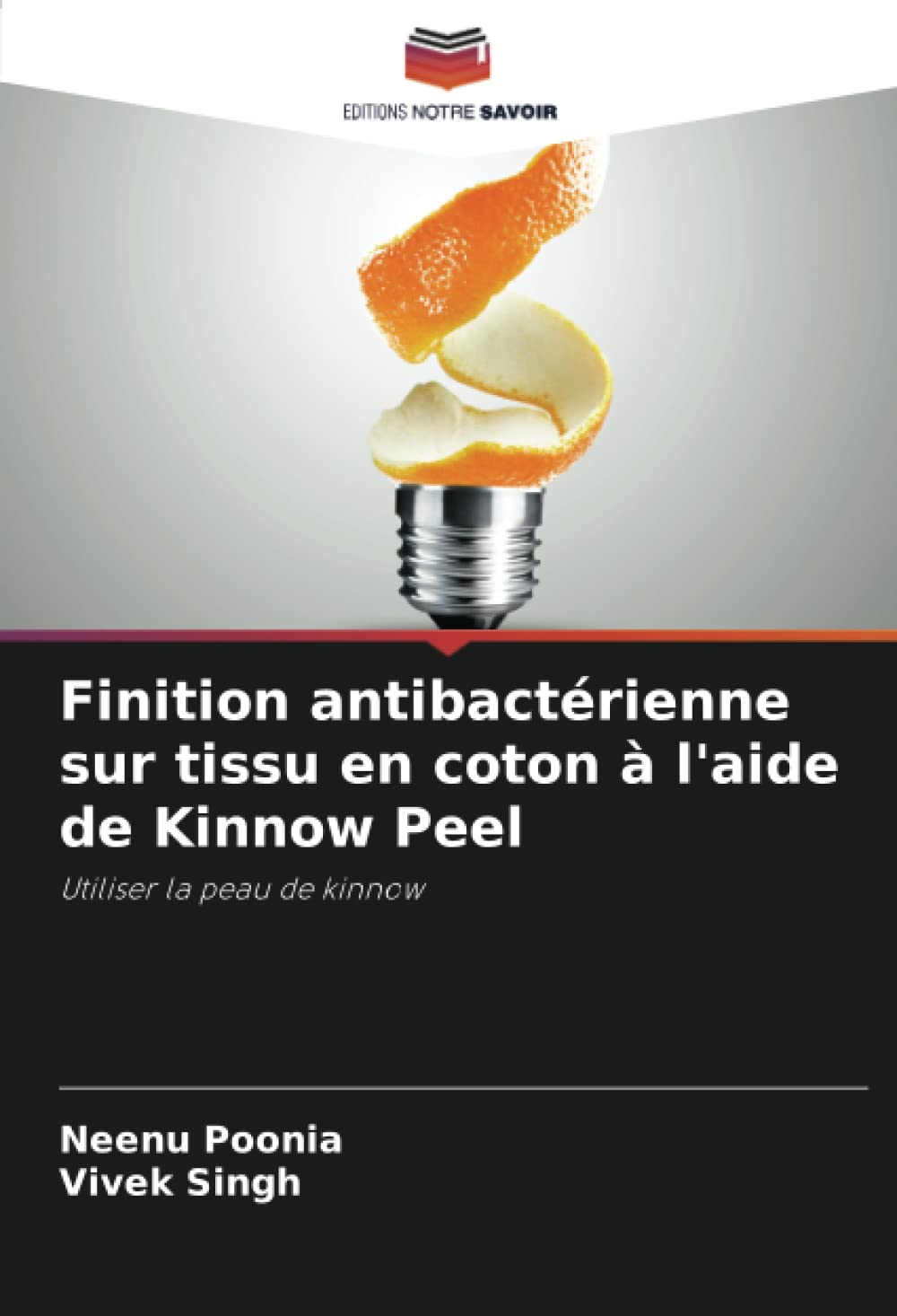 Finition antibactérienne sur tissu en coton à l'aide de Kinnow Peel
