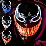 heytech Halloween Mask Purge LED Mask for Festival Halloween Scary Party,Costume Cosplay,Gifts (new-