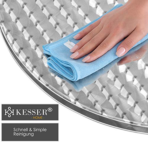 KESSER® - 2-in-1 statafel, inklapbaar, bistrotafel, aluminium roestvrijstalen plaat, in hoogte verstelbaar, 70 cm / 115… - Image 6