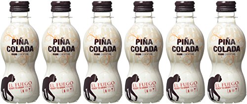 El Fuego Pina Colada Liqueur à Base de Rhum 20 cl - Lot de 6