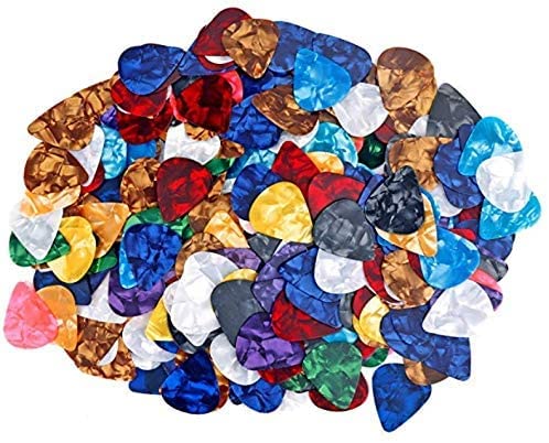 AUGSHY 30 Pack Guitar Picks Variety Pack for Bass Electric Acoustic Guitars Accessories Sampler Value Pack Includes Thin Medium Thick