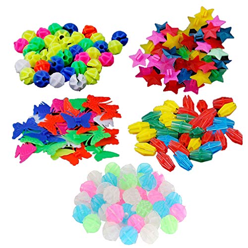 image for LIOOBO 170pcs Bike Wheel Spokes Beads Clip Bicycle Decors Colorful Lum