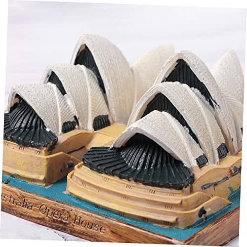 Nolitoy 1Pc Building Minatures Crafts Miniture Decoration Sydney Opera House Figurine Decorative Architecture Sculpture Opera House Architecture 3D Model Decorate Statue Resin Statu Crafts #TOP3