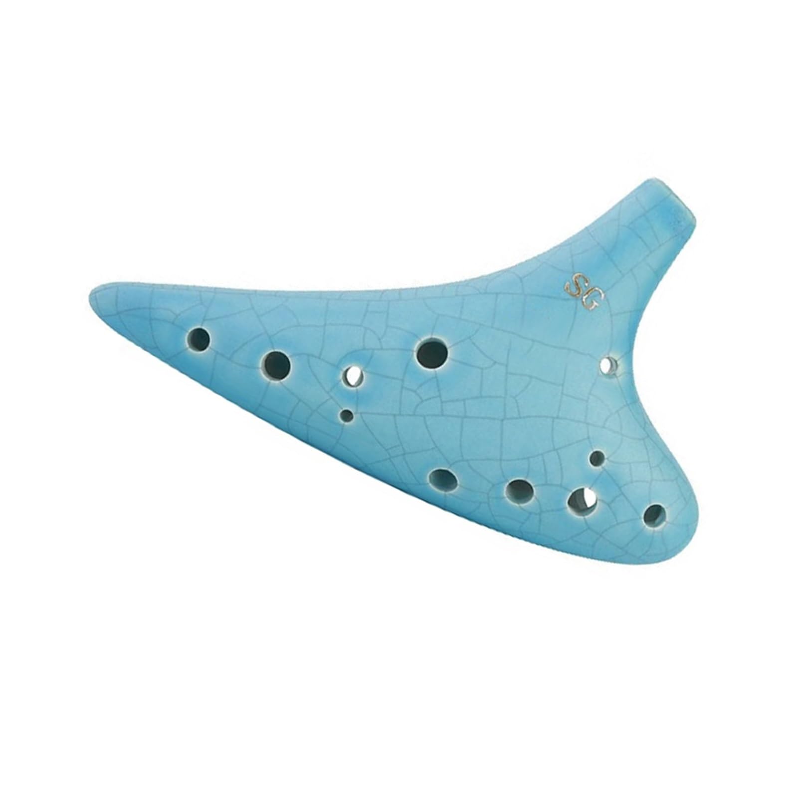 Okaryna Niebieski Klucz SG 12 Otworowy Ocarina Profesjonalny Instrument Treningowy O Wysokim Tonie Dla Początkujących