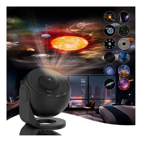 Consejos para Comprar Iluminación infantil los 5 más buscados. 38 BWEFVB Proyector De Galaxia Planetario 12 En 1 - Lámpara Nocturna Proyector De Estrellas con Rotación 360° Silencioso, Luz Nocturna para Dormir, para Habitación Infantil,...