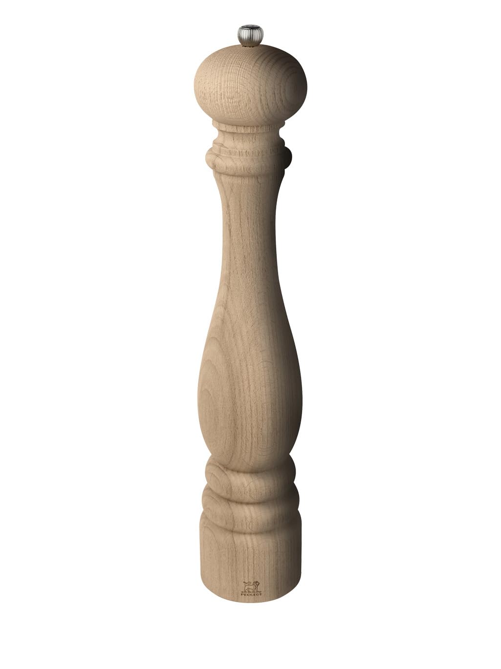 PEUGEOT - Moulin à Poivre Paris Nature 40 cm - Réglage Classique - En Bois Revalorisé Labellisé PEFC - Fabrication Française - Coloris Naturel