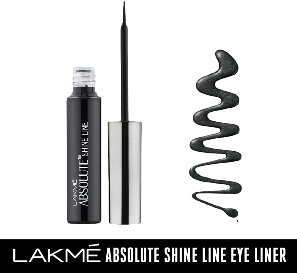 Lakme Absolute Shine Liquid Liner, Black, 4.5ml, 4.5 ml (Pack of 1) - Image 3