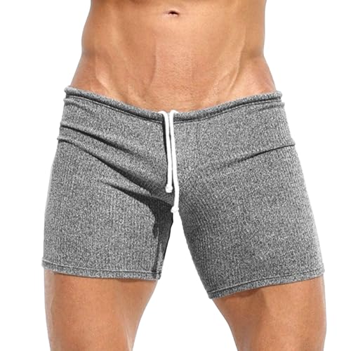 Shorts deportivos básicos para hombre con cintura elástica miniatura 1