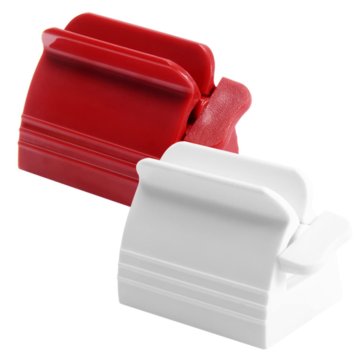 IWOWHERO Toothpaste Dispenser 2 Pcs Plastic Squeezer Thicken Tube Squeezer Friendly Kids Bathroom Accessory