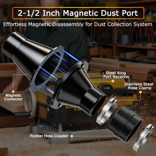 GTACASS 4" to 2.5" Magnetic Dust Collection Kit