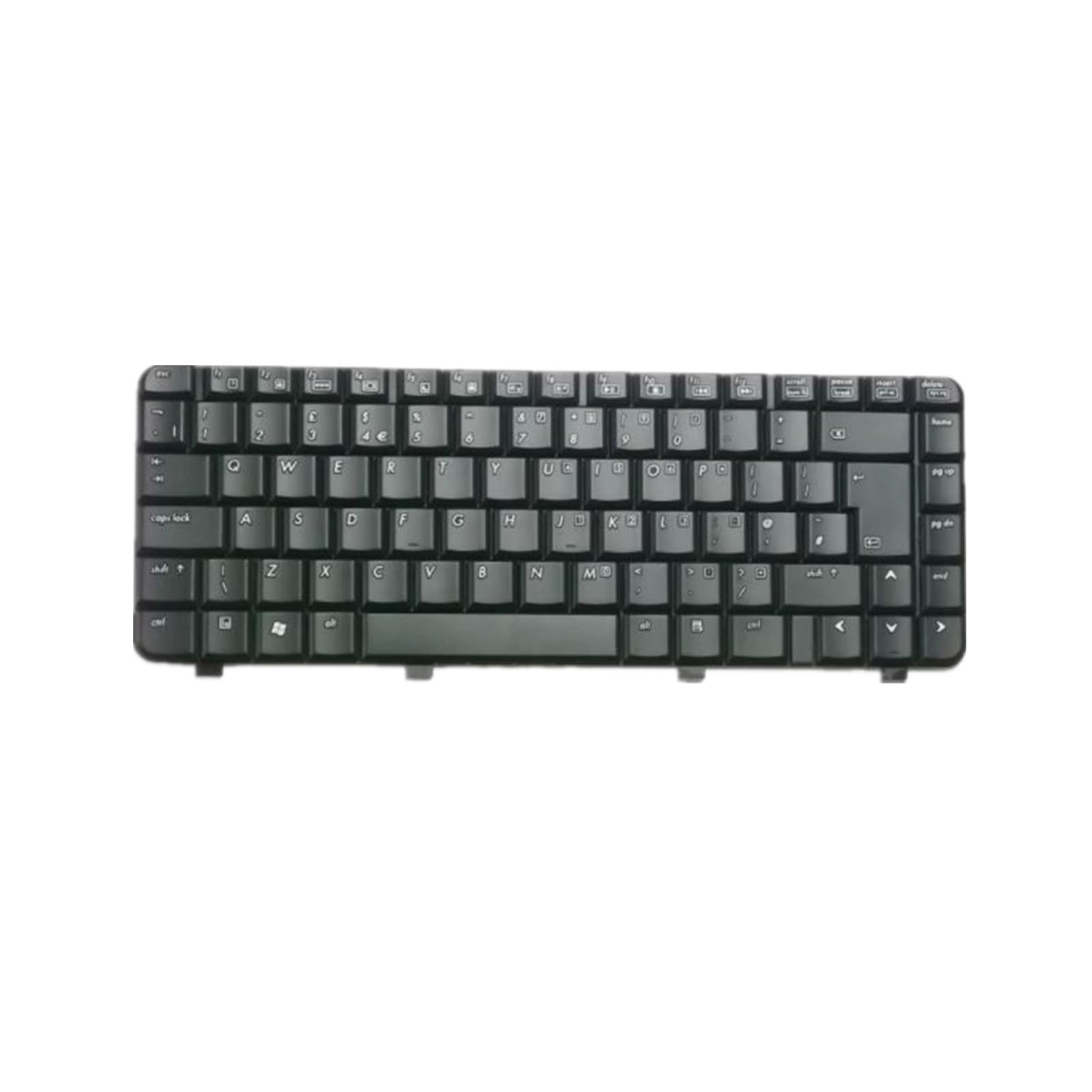 Clavier HP Pavilion dv4-2000 noir à frappe silencieuse et précise
