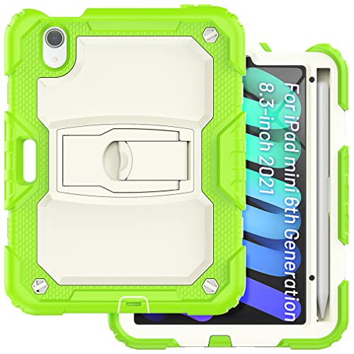 Case Suitable for iPad Mini 6th Generation 8.3 Inch 2021 with Invisible Folding Stand