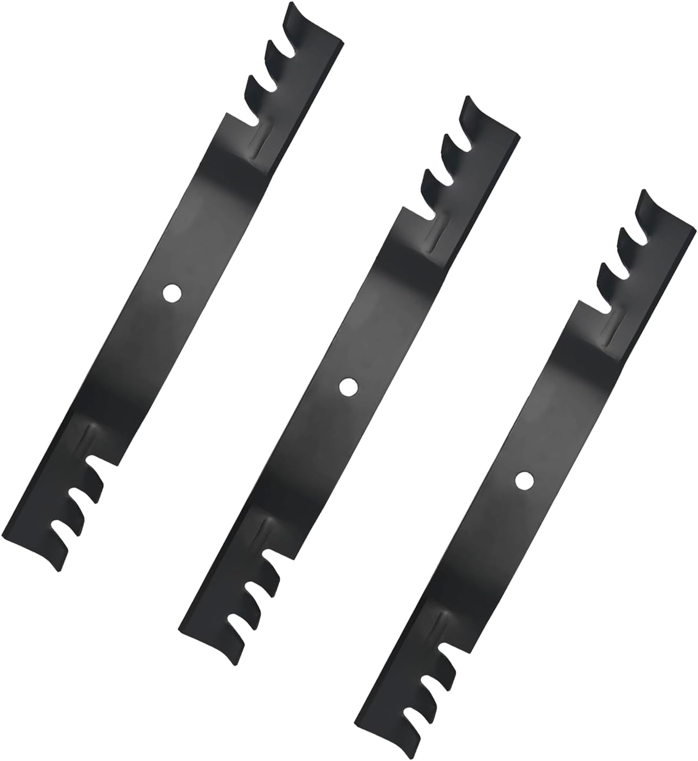 (3 Pack) Replacement Lawn Mower Toothed Mulching Blades for 110-6837-03 112-9759-03 112-9759 115-5059-03 115-5059 - Compatible with 50'' Toro Timecutter MX5000 MX5050 SS5000 SW5000 Z5000 75750 75755
