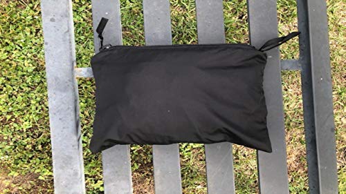 Vetfriends.com Usaf Veteran Packable Pullover Jacket - Embroidered, Water Resistant, Black, Unisex (X-Large) #TOP2