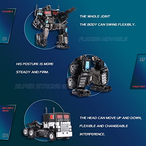 Deformation Car Robot Toy Figure, Auto Transforming Alloy Model, Ideal Gift For Kids & Movie Fans - Red #TOP5