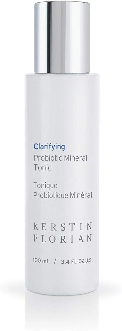 Kerstin Florian Clarifying Probiotic Mineral Tonic | Detoxifying Toner for Face & Body | Natural Skincare to Clarify and Regulate Oily Skin & Clear Pores | Gentle Formula for Women & Men (3.4 fl oz)