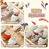Beeveer 6 Sets Mexican Sugar Skull Crafts for Adults Skulls to Paint Skeleton Planter Paintable Ceramics Classroom Paintable Plant Pots to Paint for DIY Project Activity Decor #4