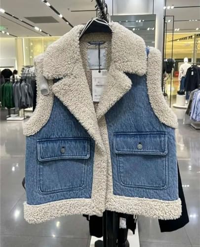 Chaleco vaquero para abrigarse del frío sin perder estilo en invierno 3