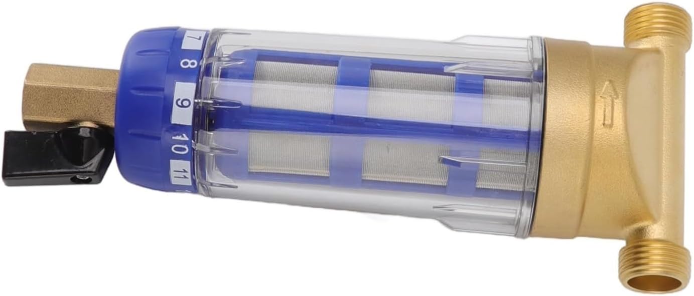 Whole-house water purification solution | G1/2-inch cyclone sedimentation filter | Suitable for washing machines, heaters