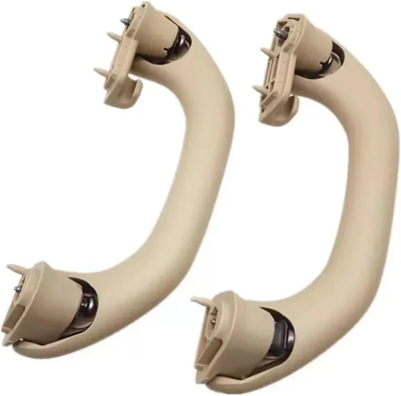 Compatible with VW Bora Golf MK4 18G 857 607 Beige Front Rear Upper Ceiling Grab Handle Car Accessories(Beige Right Rear)