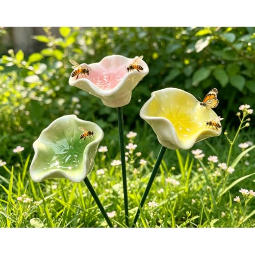 8 pcs Ceramic bee Watering Station  - image 2