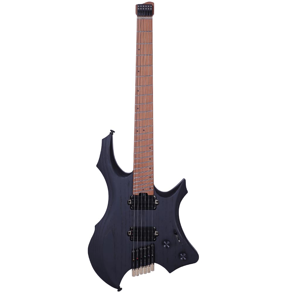 Amazon.com: Acepro Headless Electric Guitar for Travel, 6 String