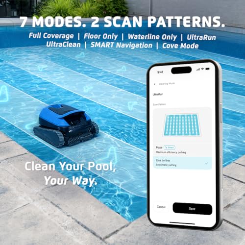 Image of Dolphin Nautilus EON 100 Cordless Robotic Pool Cleaner Ideal for Pools up to 50 FT - Wi-Fi Connected, Wall & Waterline Scrubbing, Top-Load Filter, Smart Navigation