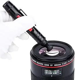 Caneta Pincel Limpeza Lentes de Câmera e Sensor, Binóculo e Telescópio Lenspen Original