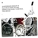 Beaupretty 2pcs Wheelchair Brake Replacement Parts Easy Install Non-Slip Side Screw Clutch Levers for Manual Wheelchairs Durable and Wear-Resistant Hand Brakes for Safe Use