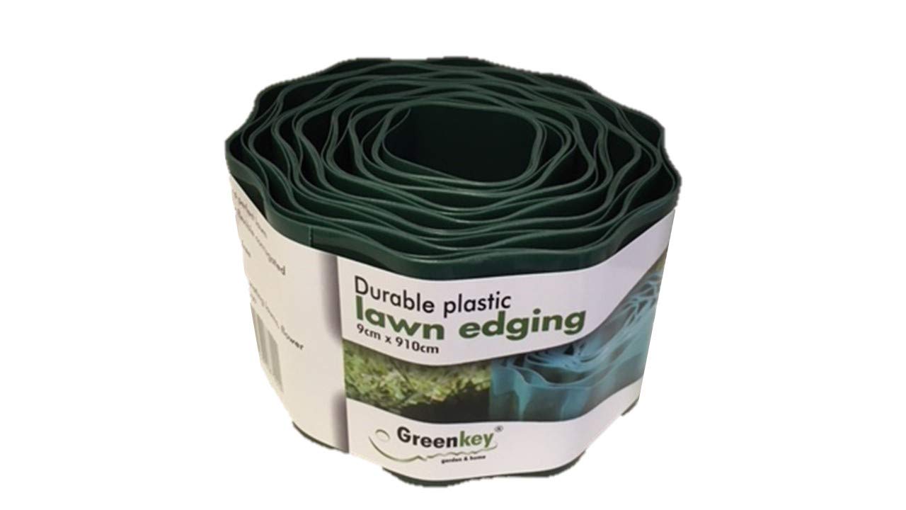 Greenkey Garden and Home LtdDurable plastic lawn edging 9cm x 910cm