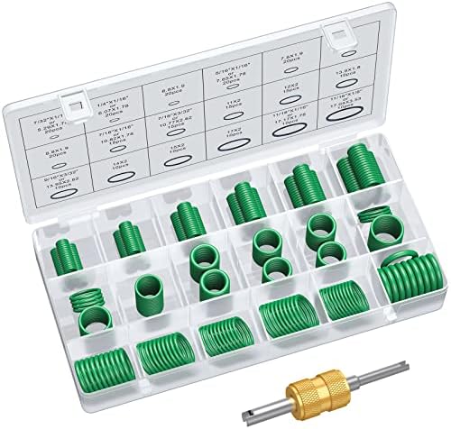 AUTOUTLET 270PCS O Rings Kit 18 Sizes Car Air Conditioning O-Ring Assortment Set with Valve Core Removal Tool for Door, Window, Electric Appliance, Bearing, Pump, Roller Auto, Home Appliances (Green)