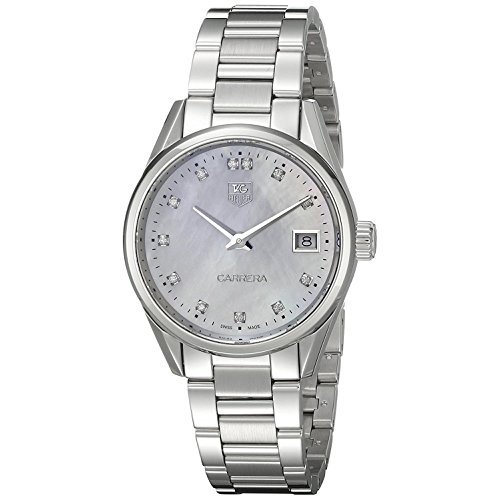 Tag Heuer Carrera Mother of Pearl Dial Stainless Steel Ladies Watch