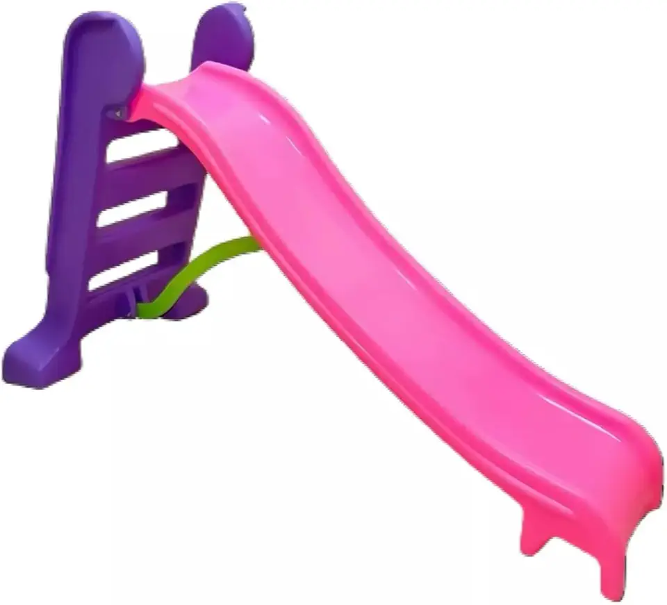 BEPLACE Escorregador Infantil de Plástico, para Crianças, Brinquedo para Jardim, Casa, Escola, Buffet, Creche e Parquinho (Rosa)