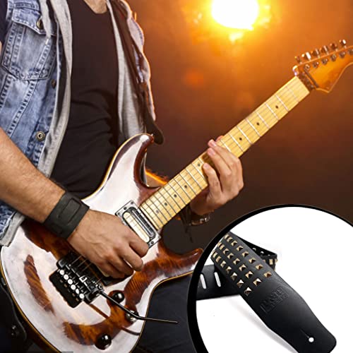 lmoikesz La sangle de guitare remplace la ceinture de guitare en cuir réglable professionnelle - Les Beatles, Paul McCartney, John Lennon, RIngo Starr, George Harrison lmoikesz La sangle de guitare remplace la ceinture de guitare en cuir réglable professionnelle – Image 5