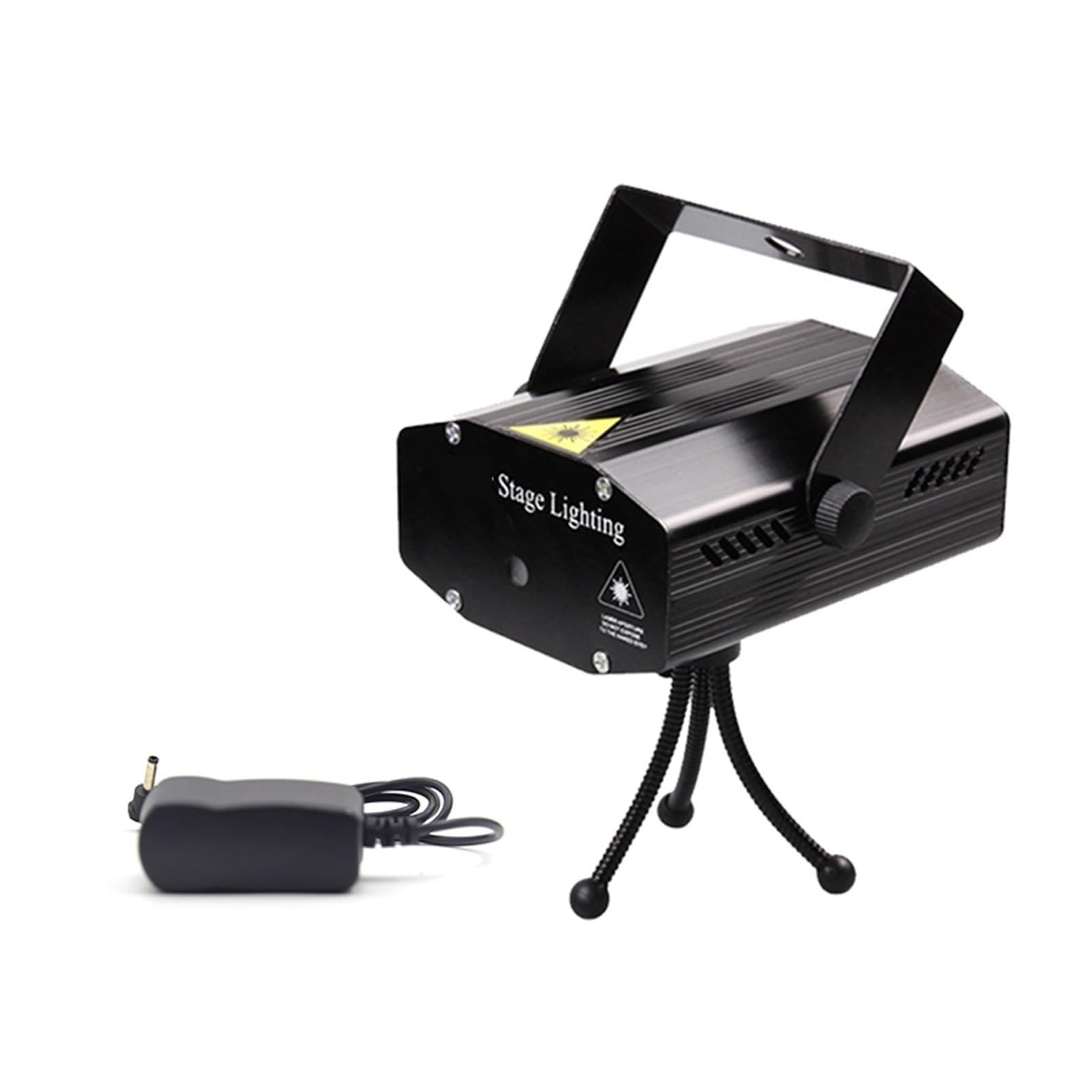LED Stage Lights, LED Disco Light Projector 5W Voice Control DJ Controller Stage for New Year Birthday Party for Wedding Party(Black)