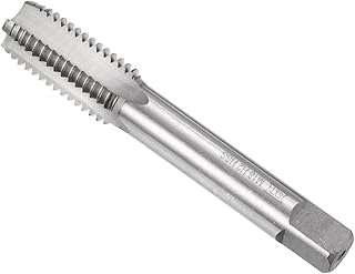 CoCud Thread Milling Taps, Metric M18 x 2.5 Thread 2A, High Speed Steel Machine 4 Straight Flutes Screw Threading Tool - (Applications: for Tapping Drilling Machine), 1-Piece