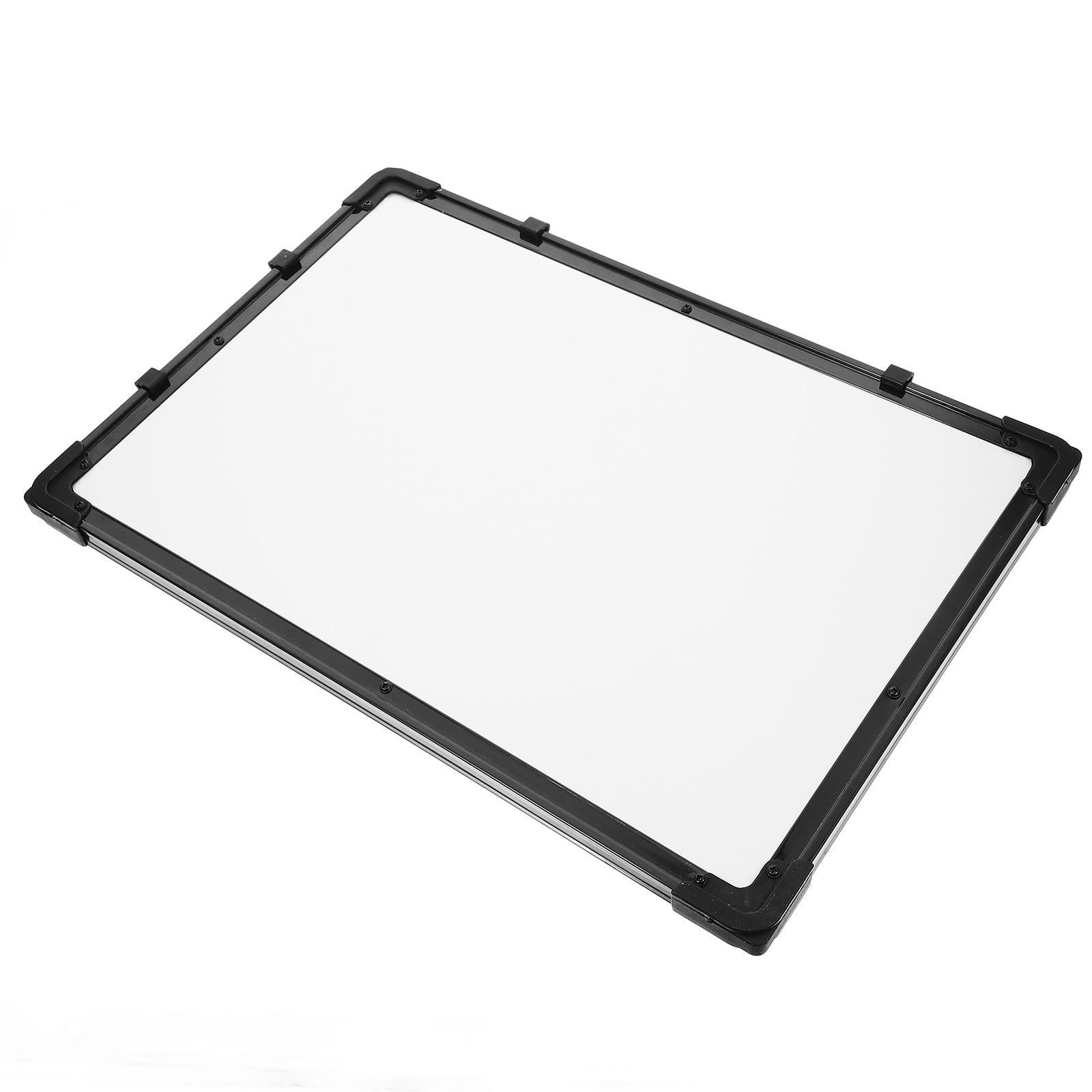 Tableau Mémo Suspendu Double Face Blanc en Feutre et Tôle Galvanisée