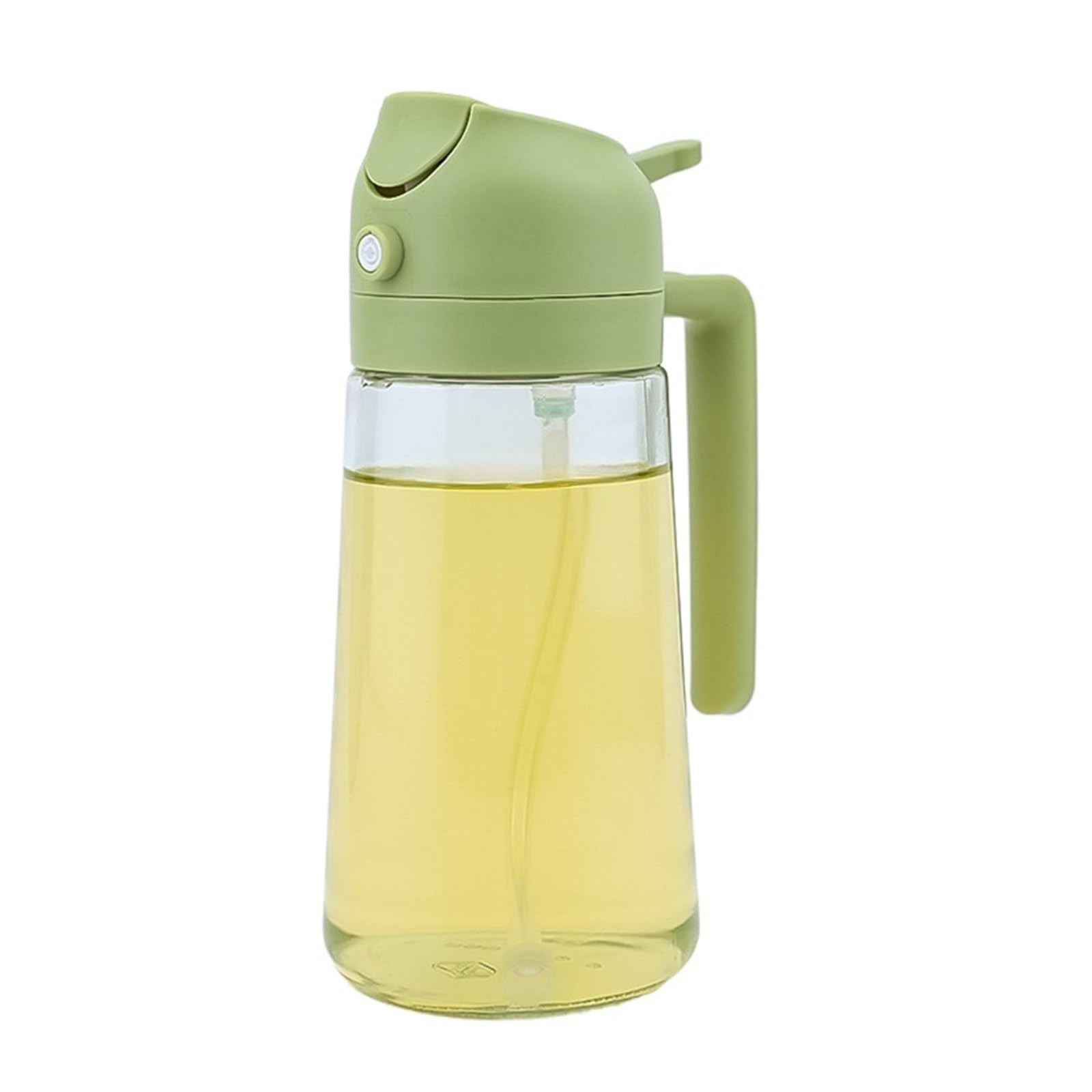 NGTFDCP Oil Dispenser, 2IN1 Replacement For Oil Take Dispenser Bottle Spray Pour Cooking BBQ for Air Fryer, Salad(Green)